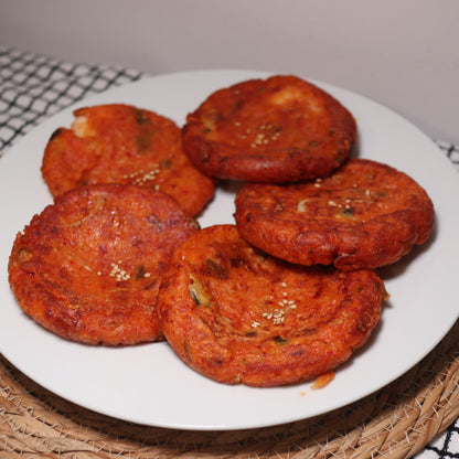Kimchi Pancakes (Kimchi Jeon) 2pcs